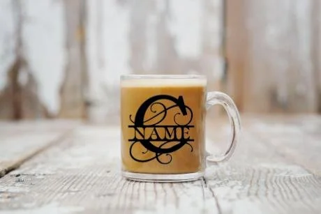 Coffee mug online monogram